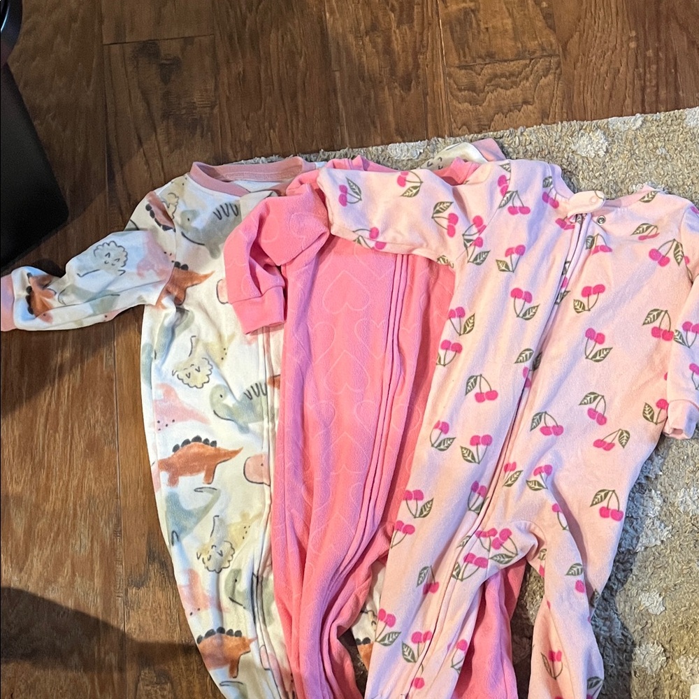 Carter's Kids Pajamas - Pink and Cream